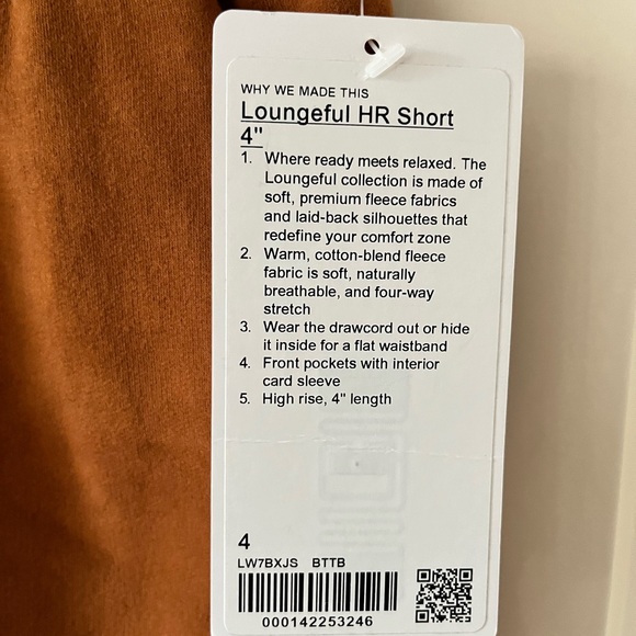 Lululemon Loungeful High-Rise Short 4" - Picture 7 of 7
